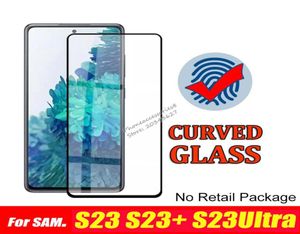 Protector de pantalla de vidrio templado curvo con desbloqueo de huellas dactilares para Samsung Galaxy s22 S21 Note20 S20 Plus Ultra S10 Note10 Plus S8 S9 N4622385