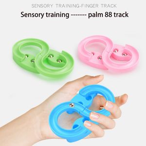 Vingertopp Toy 88 Stalen Bal Track Game Finger Stress Relief Decompressie Mini Hand Oog Coördinatie Training Palm Toys Gyro Spinner Puzzel Kinderen Kinderen