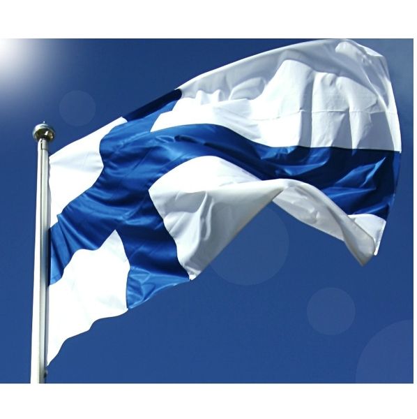 Bandera de Finlandia, grande, 90x150cm, poliéster FI, bandera nacional finlandesa, banderas de país para interiores y exteriores de Finlandia, colgante volador de 3x5 pies