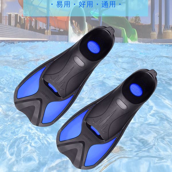 Palmes Gants Adulte Talon Wrap Natation Formation Grenouille Chaussures Flottant Plongée Court Palmé TPR PP Silicone Caoutchouc Canard 3445 230626