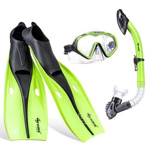 Vinnen Handschoenen Professionele Volwassen Zwemmen Vinnen Draagbare Duiken Lange Siliconen Snorkelen Water Sport Dive Flippers Apparatuur 230617