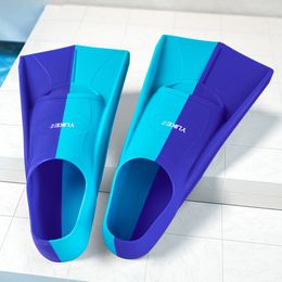 Vinnen Handschoenen Professionele Duiken Zwemmen Vinnen Siliconen Korte Kinderen Mannen Vrouwen Snorkel Flippers Apparatuur voor Kinderen 230802