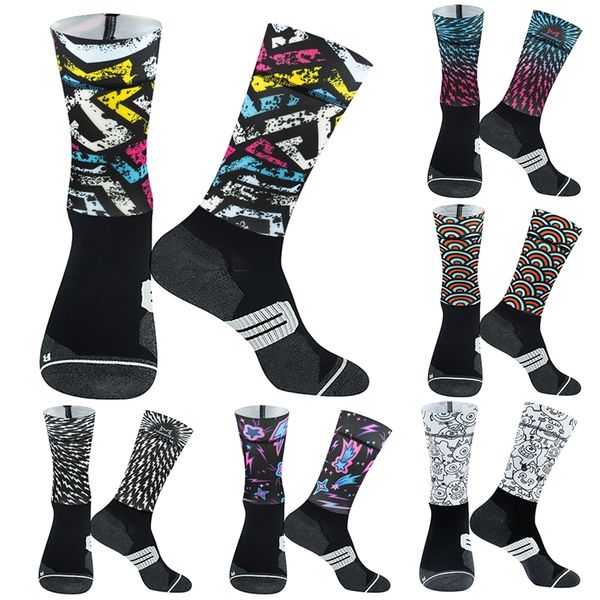 Palmes gants chaussettes de sport cyclisme hommes femmes chaussettes de vélo basket-ball course rue mode patinage à roulettes Hiphop 220830