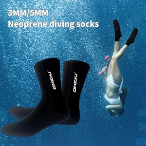 Palmes Gants Chaussettes de plongée en néoprène unisexe 5MM natation chaussettes de plage chaudes hommes et femmes sports nautiques plongée en apnée surf natation antidérapante 230802