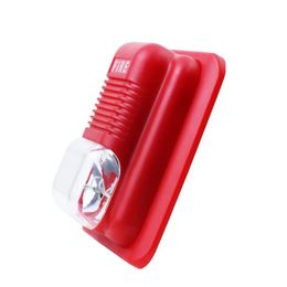 Brandalarmhoorn 119 brandalarm LED knipperende licht sirene 12v 24v vuurgeluid en licht alarm voor brandalarmgeluid en licht