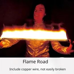 Fire Reel 3.0 Flame Road Produce Flame Magicic Stage Illusions Magic Tricks Gimmick accessoires accessoires apparaissent le mentalisme 240407