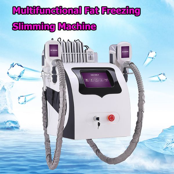 Venta de incendios Cryolipolysis Fig Freezing Máquina delgada 40k Ultrasonic Liposuck Cavitación Cavitación Vacuum Cryo Slimming Machines Salón Uso