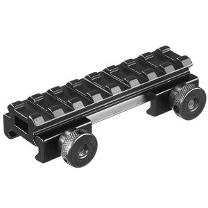 FIRE WOLF Jacht See-Thru AR Flat-Top Hoge 8 Slot Riser Rail Base met Picatinny Weaver Rail 20mm Airsoft Richtkijker Mount