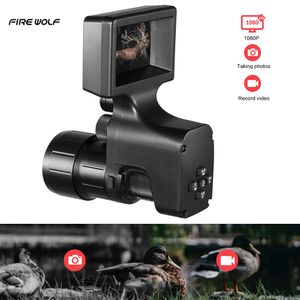 Dispositif de Vision nocturne loup de feu avec/wifi App 200m portée Nv lunette de visée Ir Vision nocturne pour caméra optique de piste de chasse