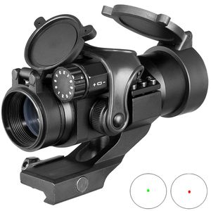 FIRE WOLF Red Green Dot Riflescopes 32mm M2 Sighting Telescope Tactical Laser Gun Sight scope para Picatinny Rail rifle