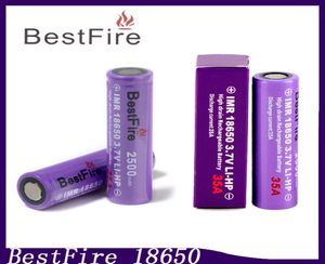 fire18650 batterij 35A 2500 mah Liion BatteryVape Batterijen Fit Kanger Dripbox Toptank Mini Mods 02041367147891