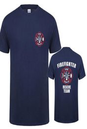 Firefighter Rescue Team T-shirt Men Tees T-Thirman Tshirts HEEVE MAN HEPS QR0462618207