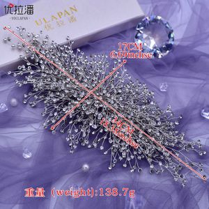 Vuurwerk Diamant Hoofddeksels Bruiloft Tiara Barok Mooie Kroon Bruid Dames Sieraden Kronen Bruid Bruiloft Accessoires Stijl Ret258j