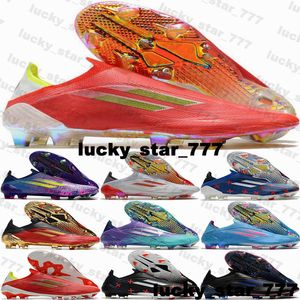 Chaussures de football au sol ferme Chaussures de football X Speedflow FG Crampons de football Taille 12 Us 12 Eur 46 Us12 Baskets Hommes Laceless X-Speedflow botas de futbol Trainers Kid Sports 743