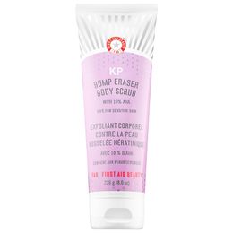 First Aid Beauty Kp Bump Eraser Body Groth avec 10% AHA Skin Exfoliating Polish Polish Scrubs Brous