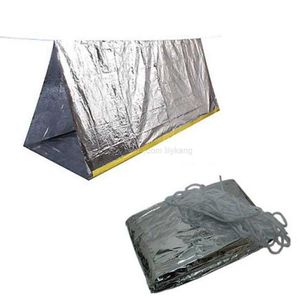 tente d'urgence de premiers soins en plein air camping jetable abri d'urgence isolation cabane helter tube de survie en mylar tente couverture de premiers soins