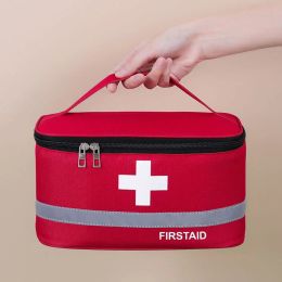 Bolsa de almacenamiento de kit de kit de primeros auxilios bolsas de rescate al aire libre portátiles para el hogar kit médico kit de almacenamiento organizador de almacenamiento