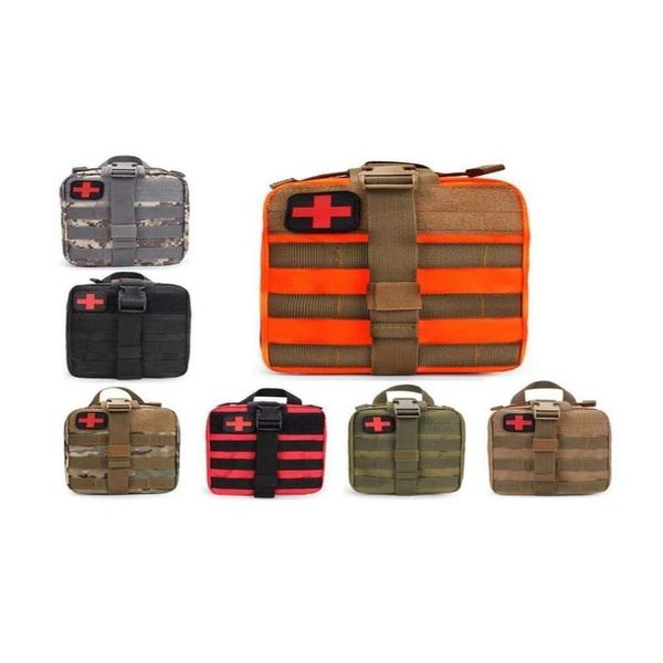 Paquetes de primeros auxilios Botiquín de primeros auxilios táctico Bolsa vacía Emt Bolsa de emergencia médica Molle Compact Ifak para el hogar Escalada al aire libre Senderismo 272 Dhh0X