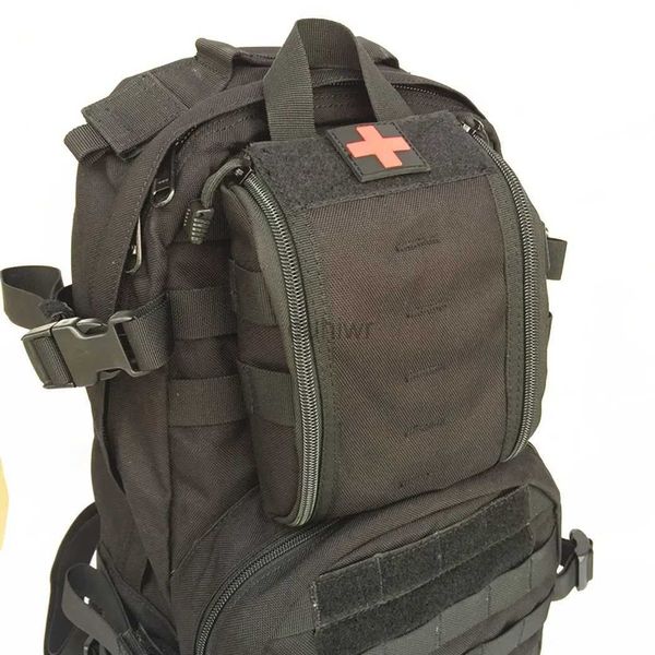 Primeros auxilios Bolsa médica EDC Molle Tactical Kits de primeros auxilios Ejército al aire libre Campo de emergencia Camperiamiento Survival Emt Pack Hunting D240419