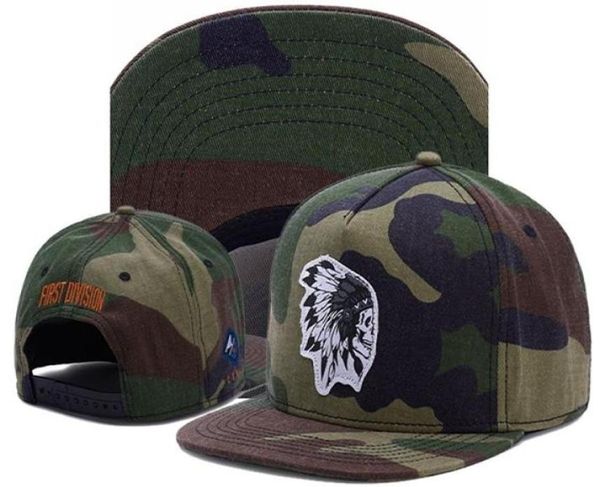 Casquette de Baseball camouflage indien de première division, chapeau hip hop pour hommes et femmes, gorras bones, Snapback Ha5583240