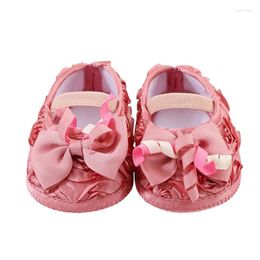Primeros caminantes 0-12 meses niño dulce princesa otoño primavera bebé niñas zapatos cómodo suave suela cuna