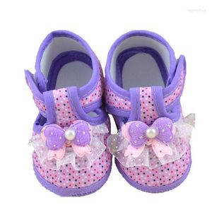 Premiers marcheurs 0-9m enfants bébé chaussures garçon fille nœud papillon bottes doux berceau confort anti-dérapant chaud pantoufles pour né