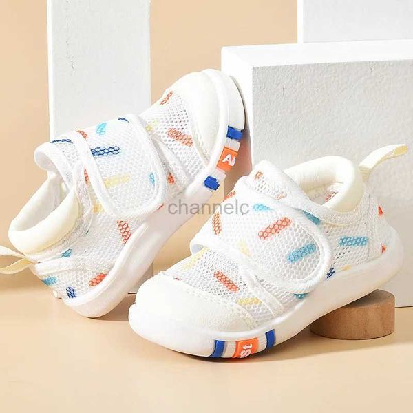 First Walkers 2022 Nuevas sandalias de malla de moda Zapatos para niños Zapatillas de deporte unisex para niños pequeños para niños y niñas Malla transpirable Zapatos casuales para niños al aire libre 1-5 Y 240315