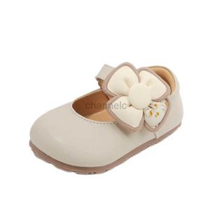 Babyschoenen 2024 merk meisjes prinses schoenen met grote bloem schoenen voor klein kind kinderen lente schoenen leer microfiber 240315