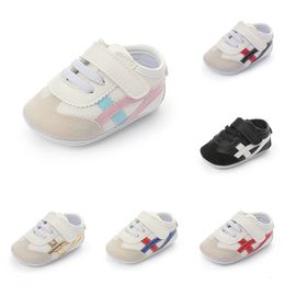 First Walkers Aby Boys en Girls 'Cricket Shoes Artificial Leather Infant Walking Shoe 230407