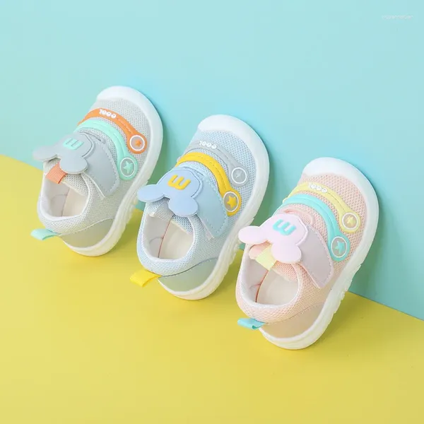 First Walkers Autumn Baby Shoes Shoes Cartoon 'Cartoon Toddler Toddler non glisser le fond doux en maille respirant pour la livraison