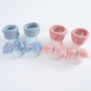 Chaussures de premiers pas pour bébé garçon, chaussettes de sol antidérapantes, semelle en caoutchouc souple, pour tout-petits