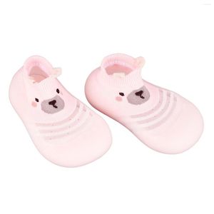 Primeros caminantes Bebé Niños Niñas Zapatos Calcetín Antideslizante Cómodo Suave Moda Causal Infantil Caminando