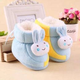 First Walkers Baby Cotton Chaussures de Coton de 1 an, chances de marche en peluche hiver