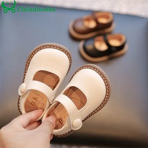 First Walkers Baby Girl Flat Shoes Pure Soft Sole for Wedding and Birthday Party Toddler Spring Dress Shoes Sheets 0-3 jaar oude Baby Walker 230330