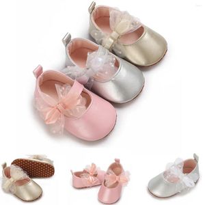 Premiers marcheurs bébé fille chaussures de haute qualité PU et TPR semelle antidérapante belle fleur Mary Jane style mode sandale printemps été 0-6-12M