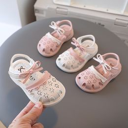 First Walkers Baby Girl Summer Sandals 0-1-3 jaar oud 2 Girls Sandalen Baby Princess Soft Bottom Toddler Shoes Summer Children's Shoes 230314