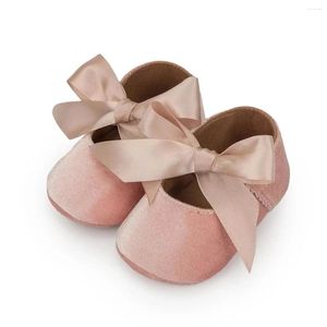 First Walkers Baby Girls Princess Shoes Multi Color Velvet Soft Bottom Bow Anti Slip Born baby 0-18 maanden