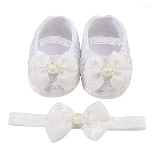 First Walkers Zapatos para niñas Mary Jane Flats antideslizantes suela de goma suave vestido de princesa para niños pequeños