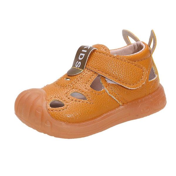 Premiers marcheurs bébé trou chaussures printemps et été 0-1-2 ans 3 garçons marchant filles sandales creux respirant