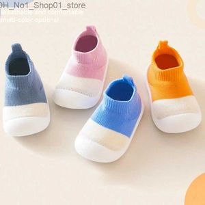 First Walkers Baby Prewalker Chaussures mignons baskets infantiles Tricot Montage Bottises Anti-Slip Childre