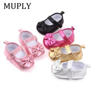 First Walkers Baby Princess Shoes Big Bow Baby Girl First Walker Spring Herfst Cricket Shoes Party Trouwschoenen D240525