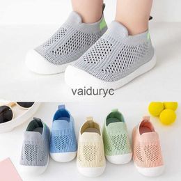 First Walkers Baby Shoe 24 Kid Casual Breathable Infant Ld Girl Boy Mesh Sneaker Sof Soft Sole confortable Not Slip Toddler H240506