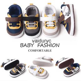Chaussures de premiers pas pour bébés de 6 à 12 mois, baskets en cuir PU souple, décontractées, pour garçons et filles, H24229