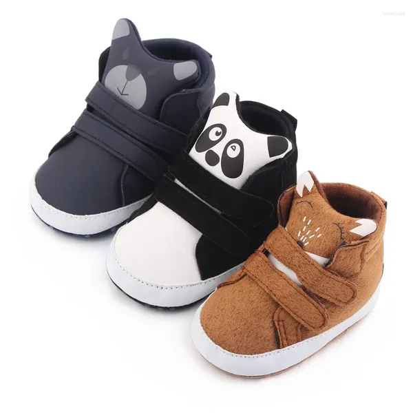 Primeros caminantes zapatos de bebé clásico suela suave nacido casual moda deportes zapatilla infantil niño cartón animal andador cuna