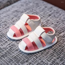 Zapatos de bebé para primeros caminantes, sandalias de verano para niños pequeños, lavables, Unisex, de colores mezclados