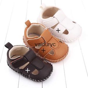 Chaussures de premiers pas pour bébés, sandales creuses en PU souple pour tout-petits garçons et filles de 0 à 1 ans, printemps et été, WalkingH24229