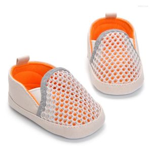 Premiers marcheurs bébé chaussures été casual filles garçons enfant en bas âge semelle souple respirant maille bébé né 0-18M