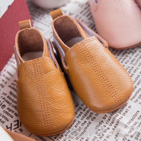 Premiers marcheurs bébé chaussures enfant en bas âge filles garçons décontracté en cuir hiver fourrure botte né infantile pieds nus Sapatato mocassins articles trucs