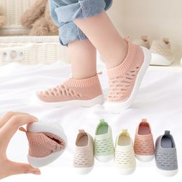 First Walkers Baby Sneaker Casual Flat Sneakers Kids Anti-Slip Soft Rubber Bottom Children Childre