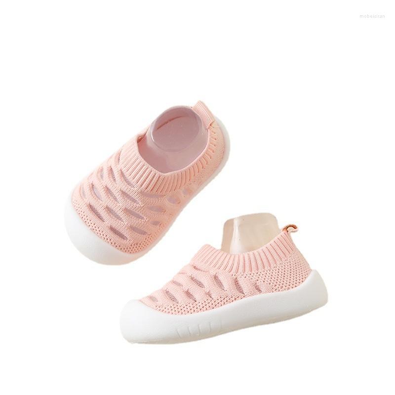 Premiers marcheurs bébé Sneaker confort décontracté baskets plates chaussures enfants anti-dérapant en caoutchouc souple bas filles garçons sport printemps